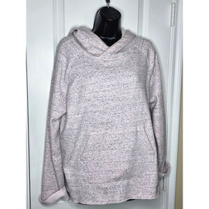 UGG Pink Gray Heathered Hoodie Sweatshirt Women’s Size XL